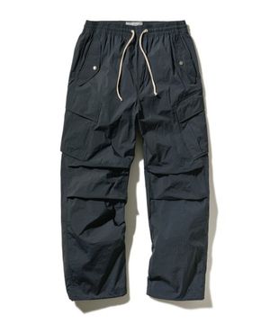 CARGO PARACHUTE PANTS-CHARCOAL