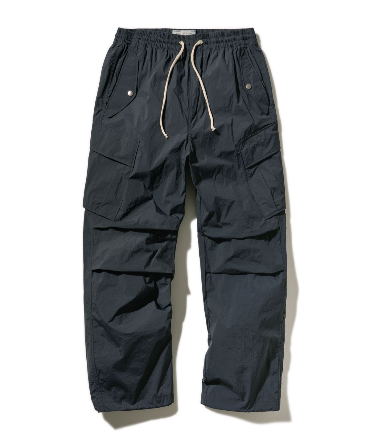 에이카화이트(AECA) CARGO PARACHUTE PANTS-CHARCOAL