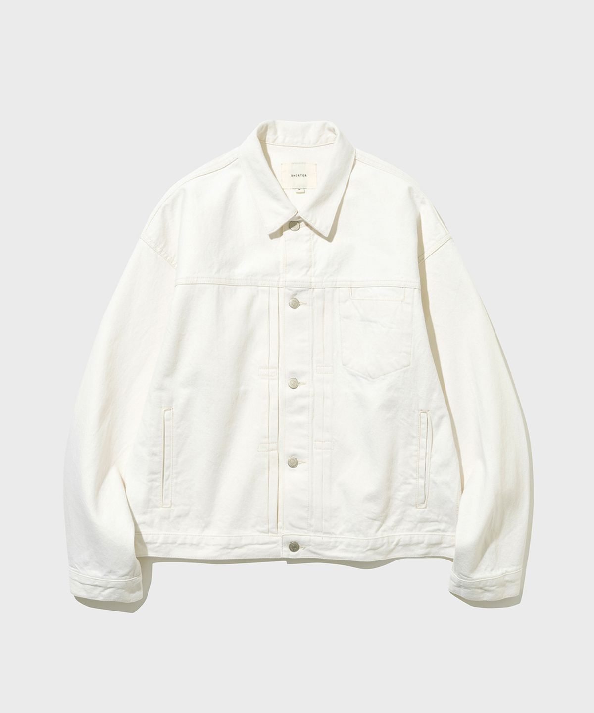 셔터(SHIRTER) WORKERS DENIM JACKET (ECRU)
