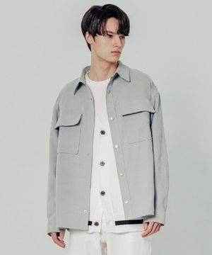 남성 아웃포켓 셔켓 (LT-MINT) (HZ2LS02_60)