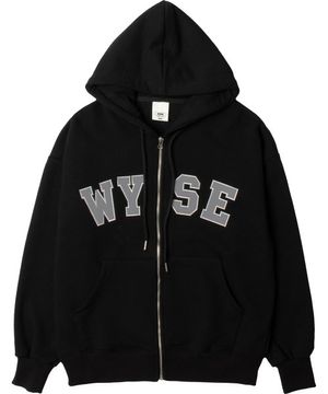 컬리지 후드집업 Ver2 블랙