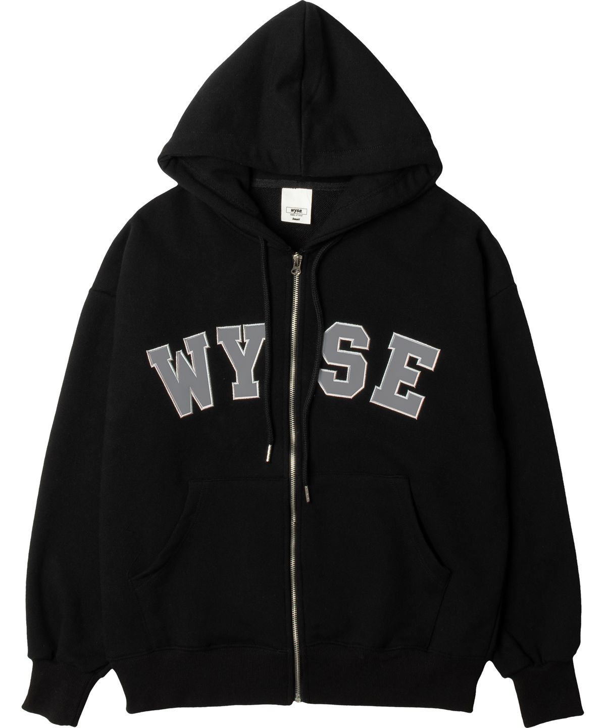 와이즈(WYSE) 컬리지 후드집업 Ver2 블랙