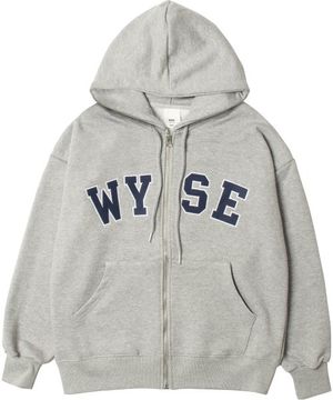 컬리지 후드집업 Ver2 그레이