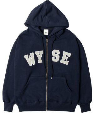 컬리지 후드집업 Ver2 네이비