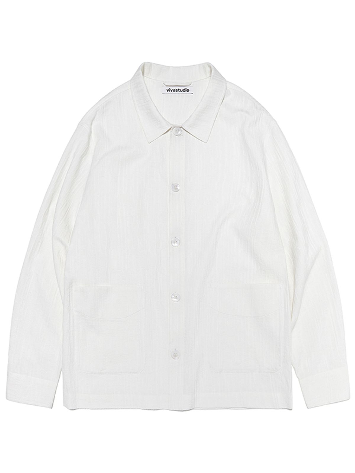 비바스튜디오(VIVASTUDIO) NATURAL SHIRTS JACKET [WHITE]