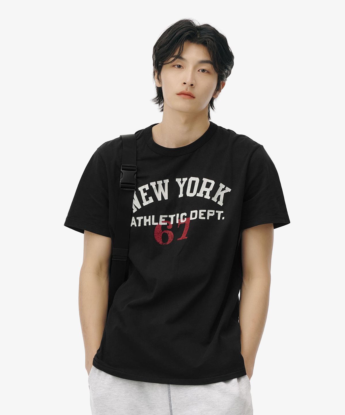 폴로 랄프 로렌(POLO RALPH LAUREN) [NEW YORK BOXING CLUB] 빈티지 저지 셔츠 - 블랙