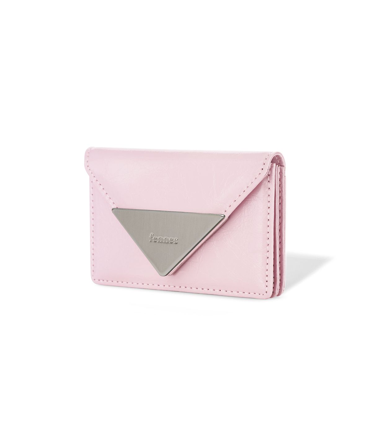 페넥(FENNEC) CRINKLE TRIANGLE ACCORDION POCKET - LIGHT PINK