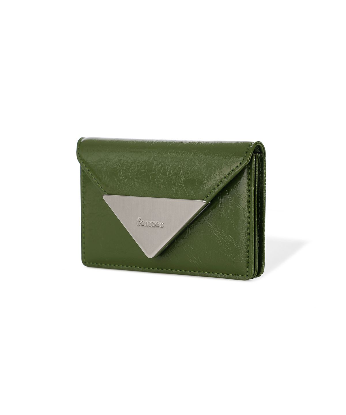 페넥(FENNEC) CRINKLE TRIANGLE ACCORDION POCKET - OLIVE