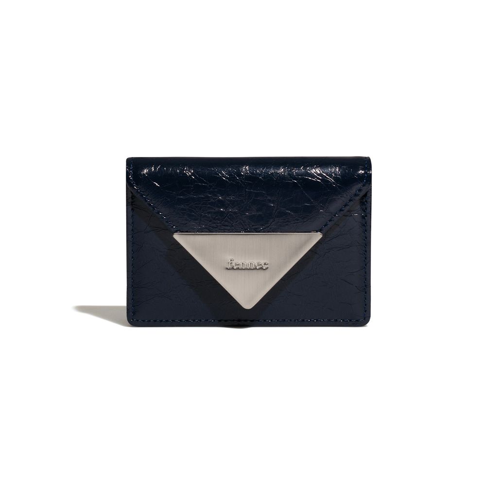 さらに100円引き◆FENNEC◆CRINKLE PUSH ACCORDION POCKET MUSINSA | fennec CRINKLE TRIANGLE ACCORDION POCKET - NAVY