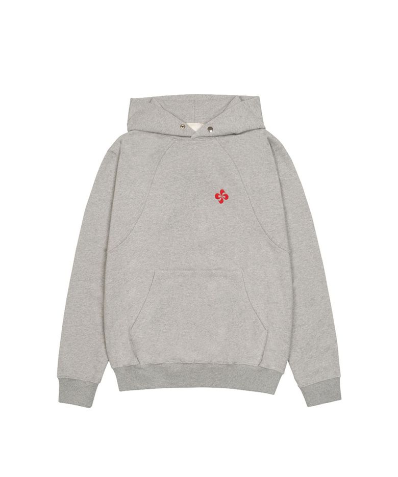 WAVE HOODIE / grey