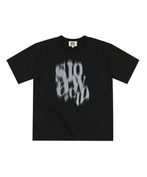 블러리 로고 반팔티셔츠 [블랙]