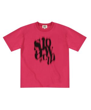 블러리 로고 반팔티셔츠 [딥핑크]