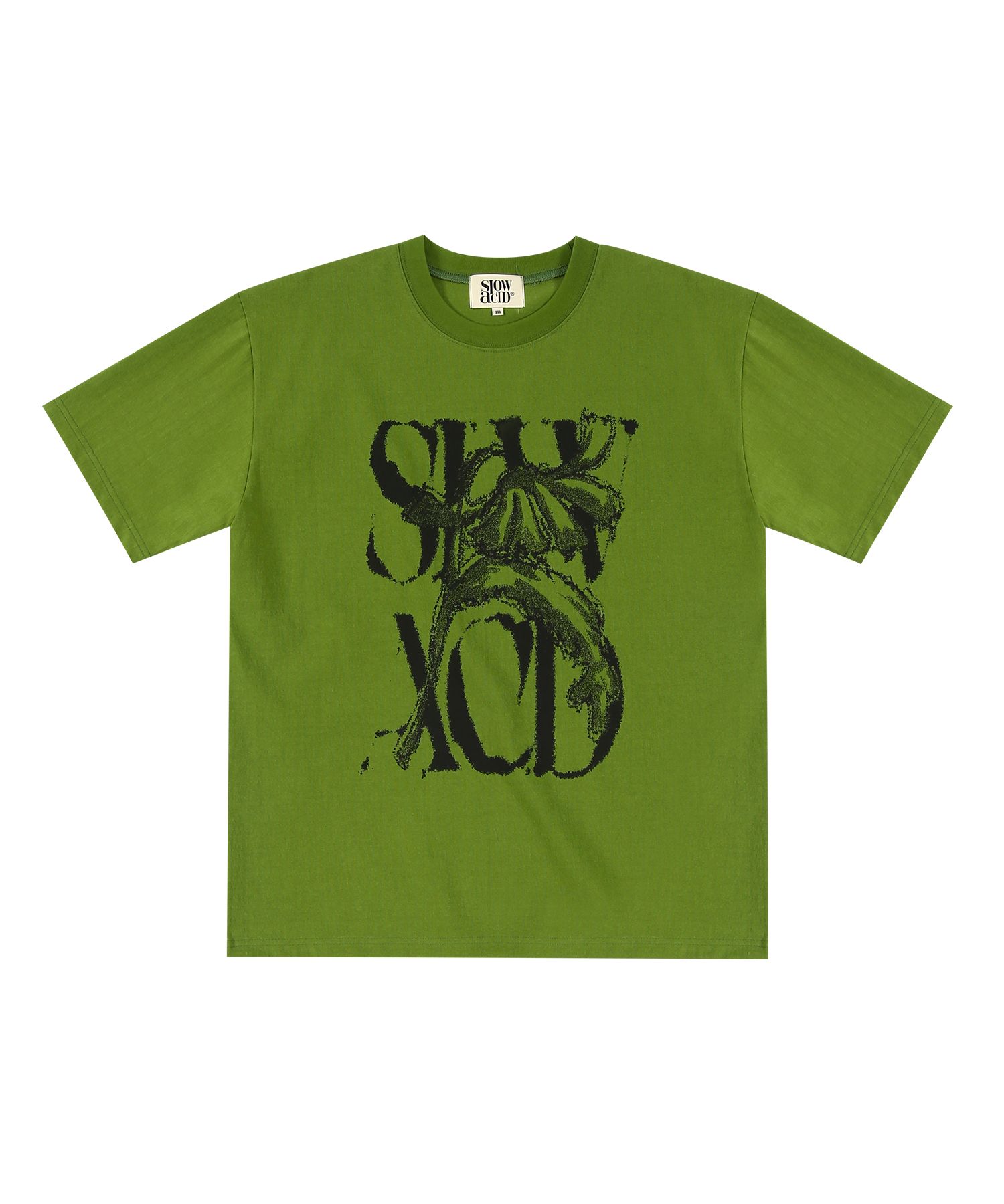 SLOW ACID★RUSTY LOGO T-SHIRT★UNI★5色 MUSINSA | SLOWACID Rusty Logo Short Sleeve T-shirt [Yellow