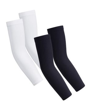 [쿨탠다드] 소프트 타입 팔토시 2팩 [화이트/블랙]