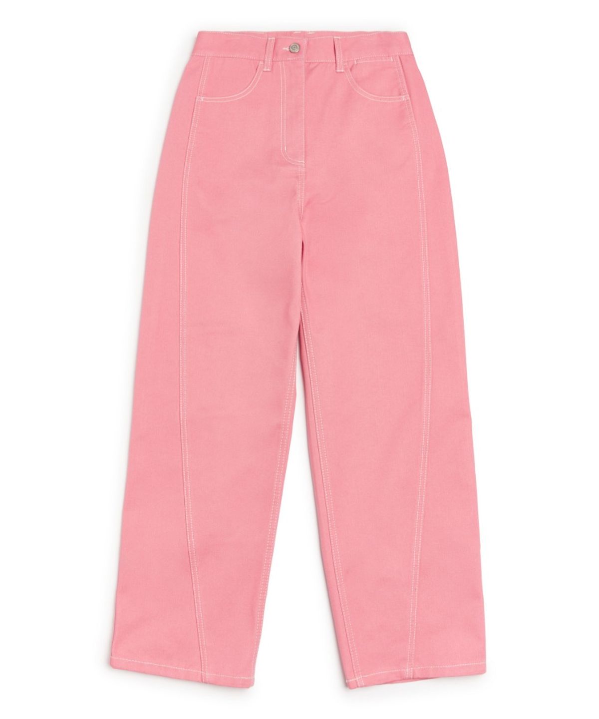 마크곤잘레스(MARK GONZALES) WOMENS NEW CURVED DENIM PANT - PINK