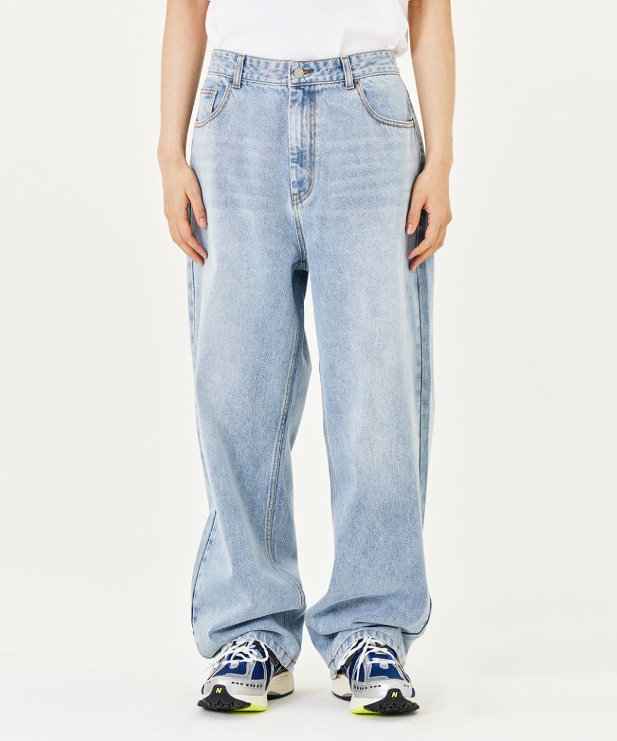 마크곤잘레스(MARK GONZALES) RELAXED DENIM PANT - L/BLUE