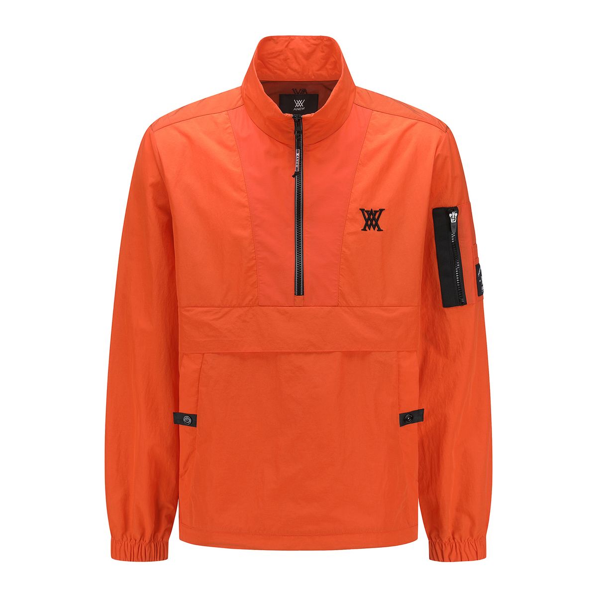 어뉴골프(ANEW GOLF) MEN RIBSTOP POINT ANORAK JACKET_OR