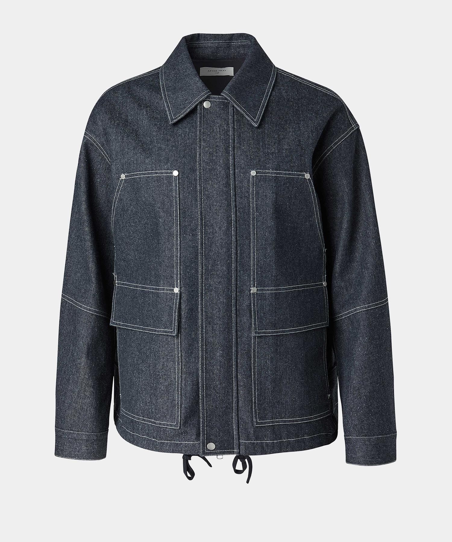MUSINSA | AFTER PRAY Carpenter Denim Work Jacket Indigo