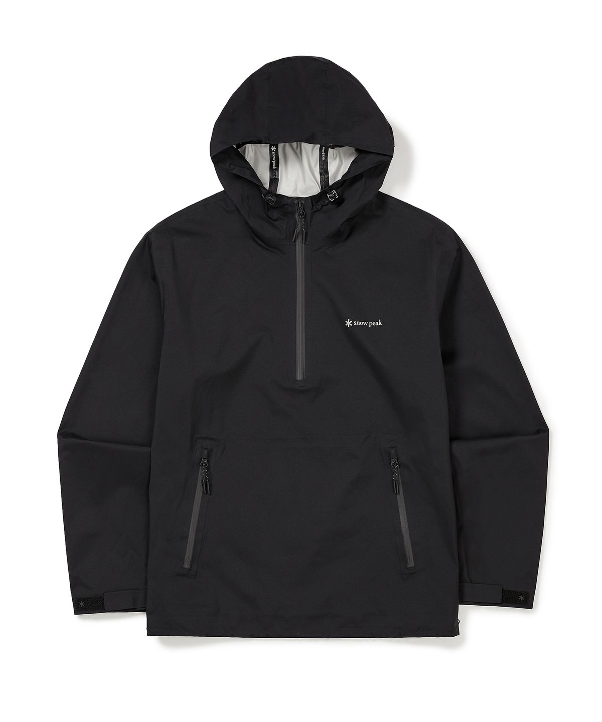 스노우피크 어패럴(SNOWPEAK APPAREL) 2.5L 방수 아노락 Black (S23ZMPAN02)