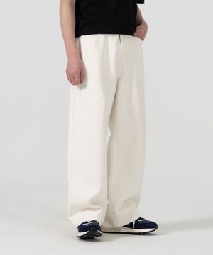 릴렉스 데님 팬츠 (CREAM)