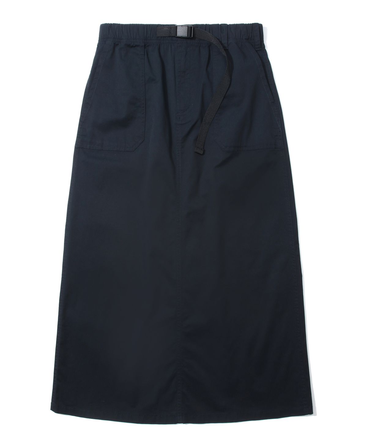 컬럼비아 유니버시티(COLUMBIA UNIVERSITY) MIL-LABEL BELTED COTTON LONG SKIRT 크라운네이비