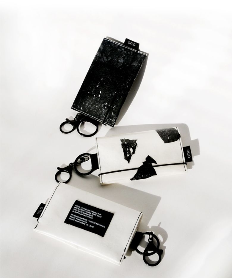 원두봉투 UPCYCLING CARD WALLET - E