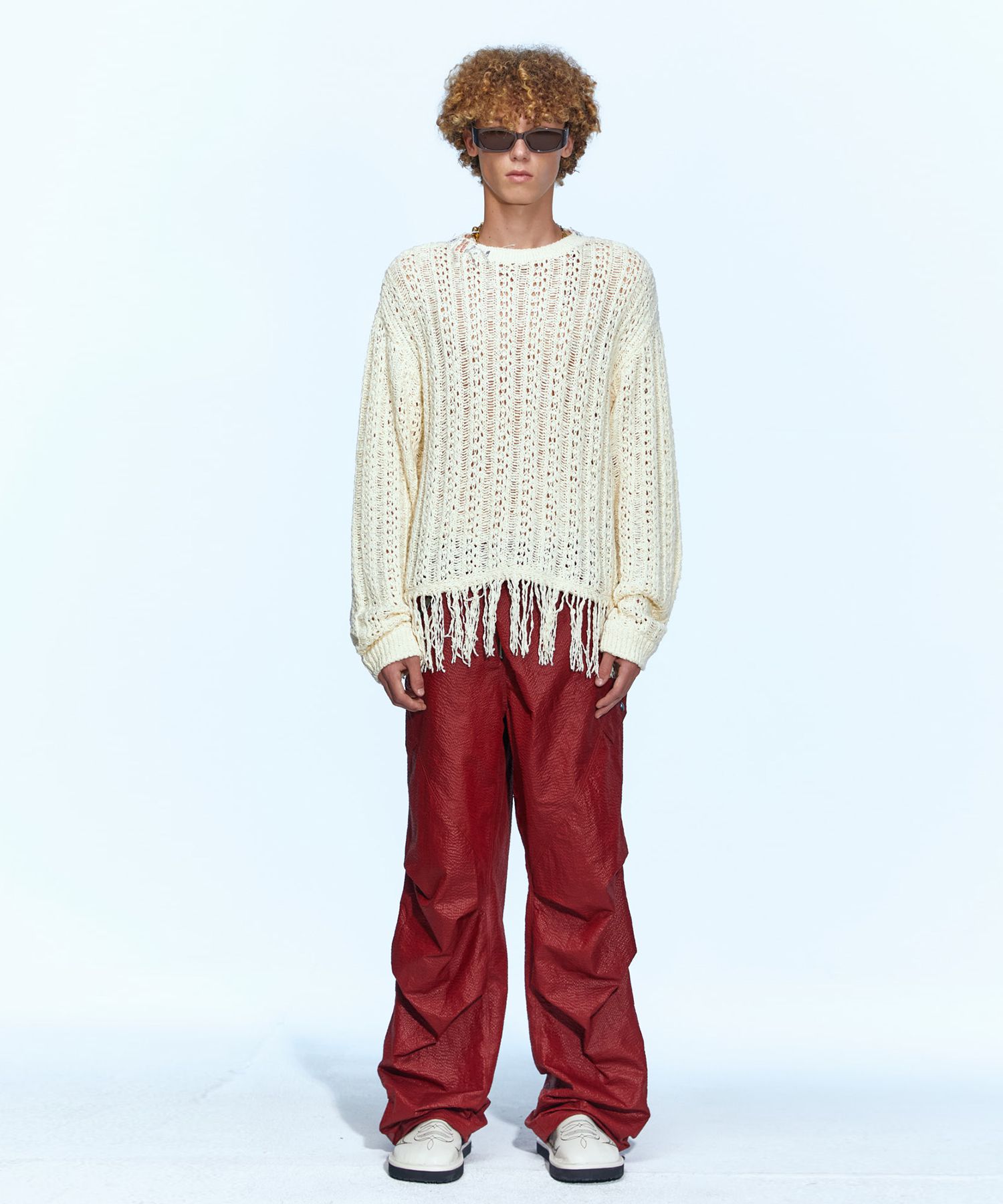 MUSINSA | ANDERSSON BELL Golden cable knit atb958m (IVORY)