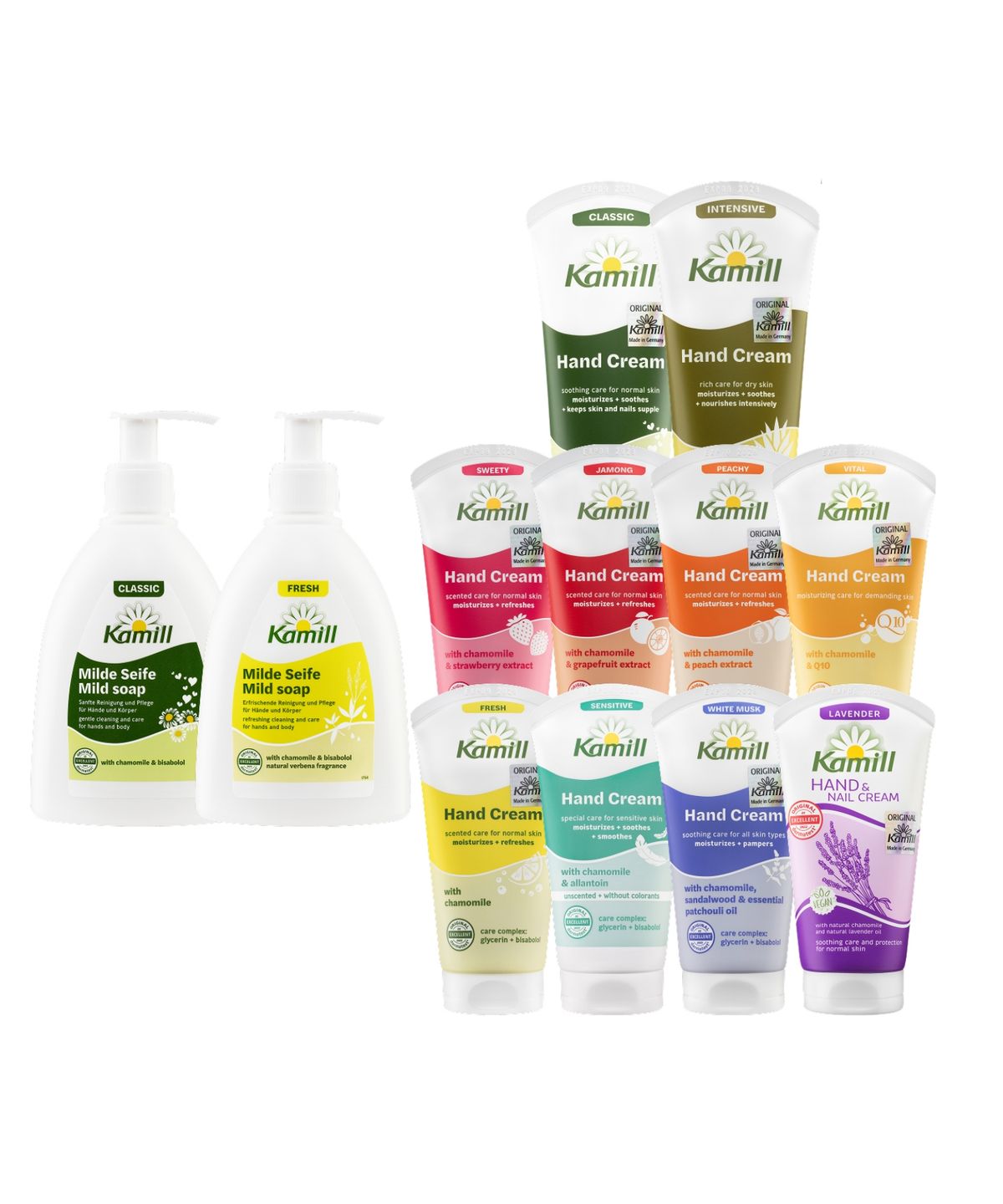 카밀(KAMILL) 핸드워시 300ml 1개+비건 핸드크림 1개