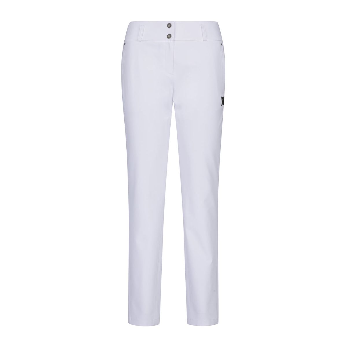 어뉴골프(ANEW GOLF) WOMEN LOGO BAND POINT LONG PANTS_WH
