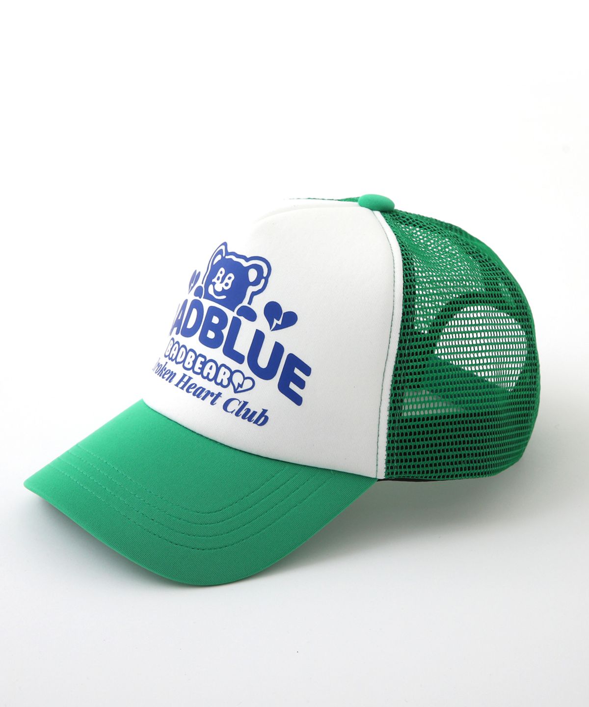 배드블루(BADBLUE) BadBear Heart Cap Green
