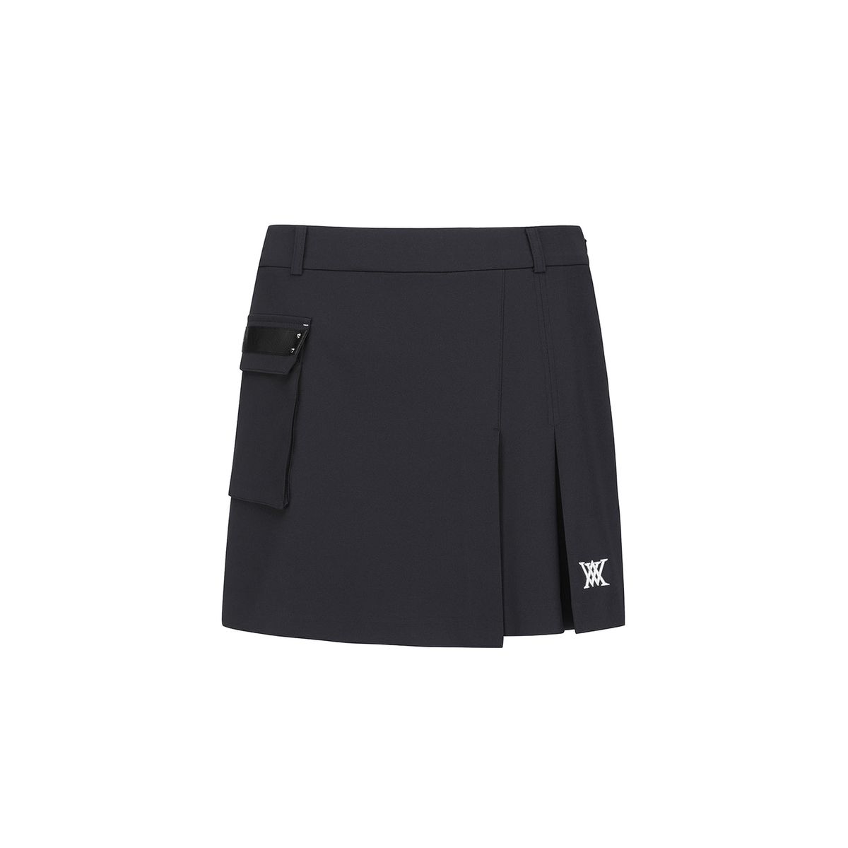 어뉴골프(ANEW GOLF) WOMEN OUT POCKET POINT A-LINE SKIRT_BK