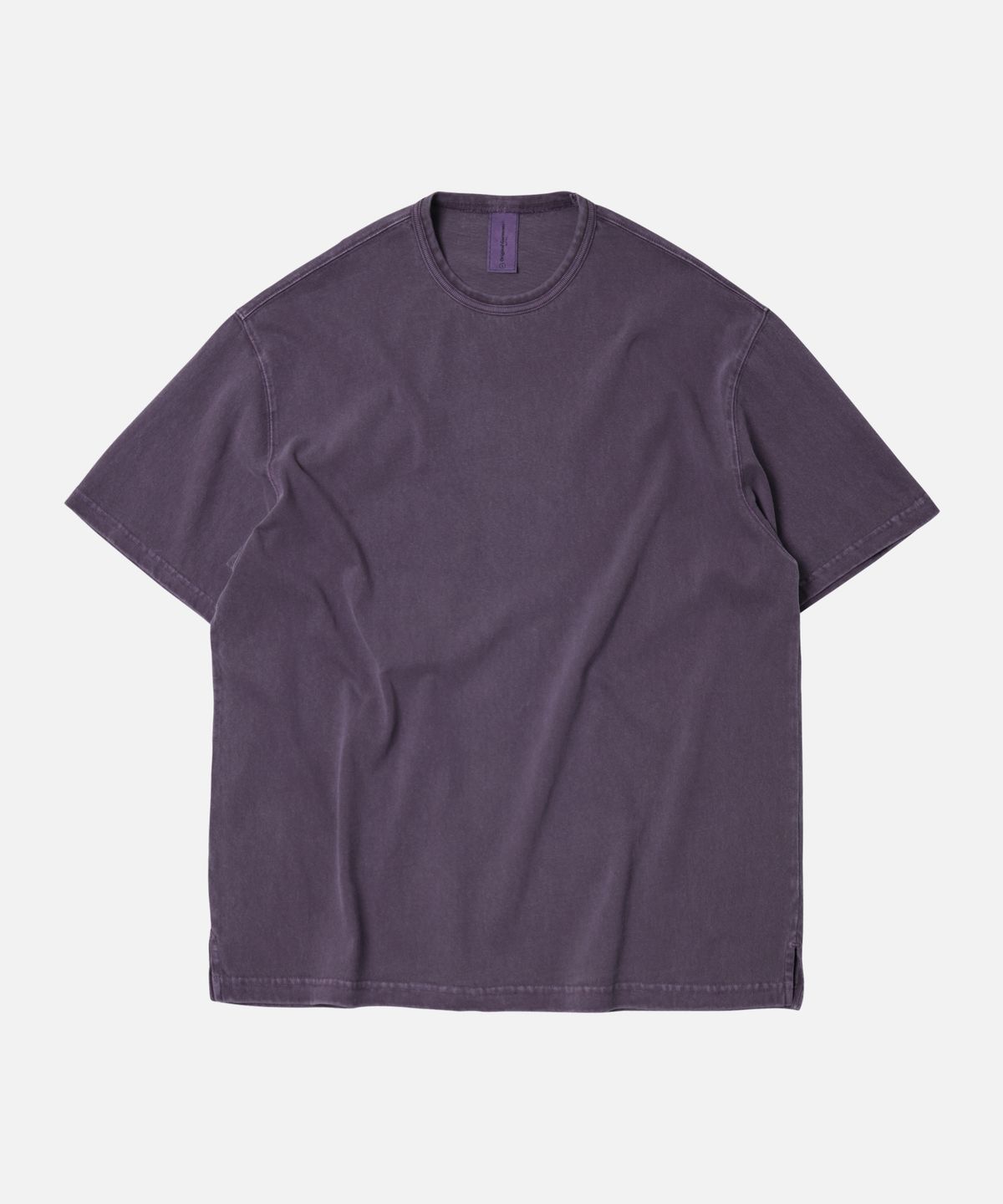 프리즘웍스(FRIZMWORKS) OG PIGMENT DYEING HALF TEE _ PURPLE