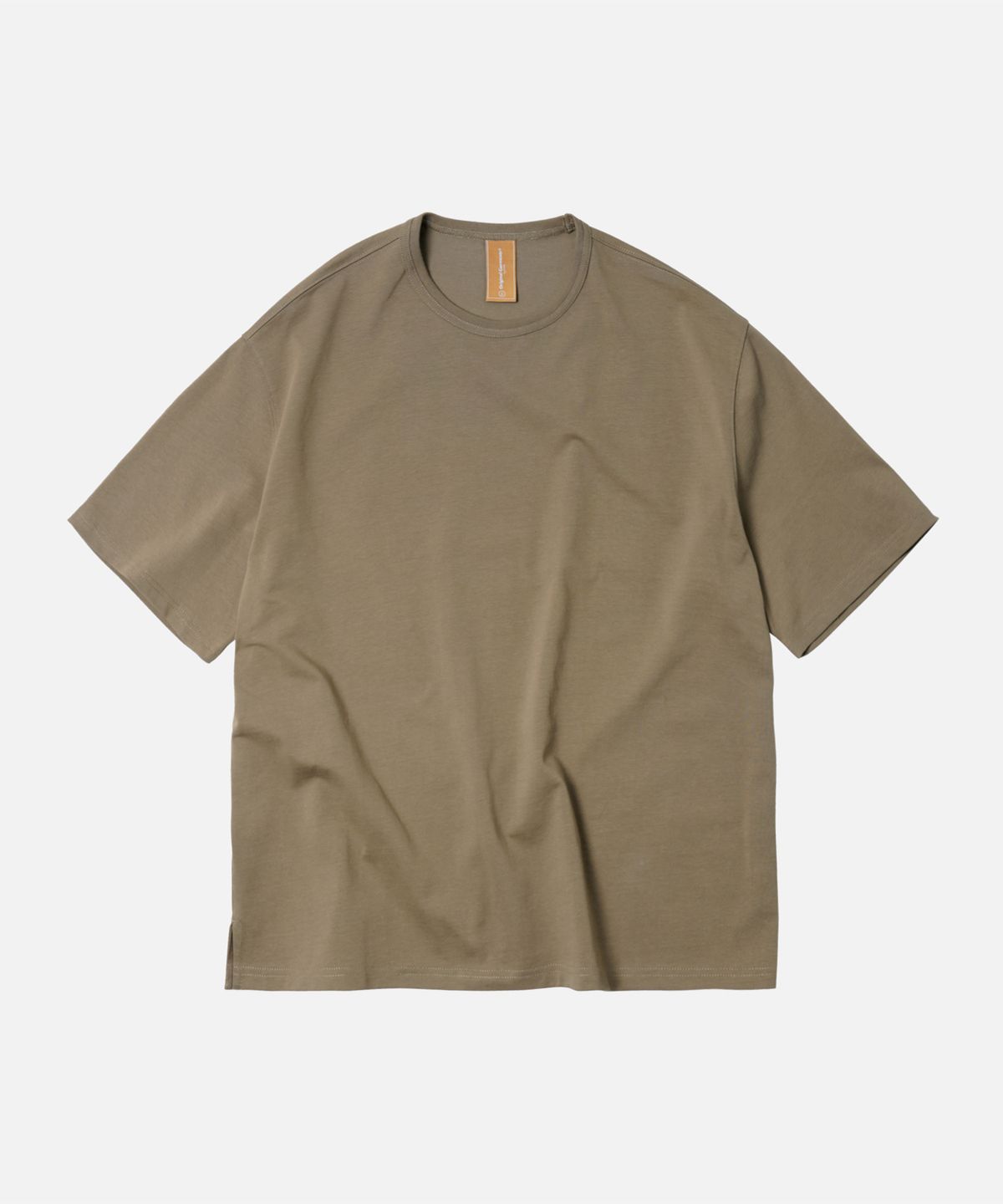 프리즘웍스(FRIZMWORKS) OG DOUBLE RIB OVERSIZED TEE _ MUD