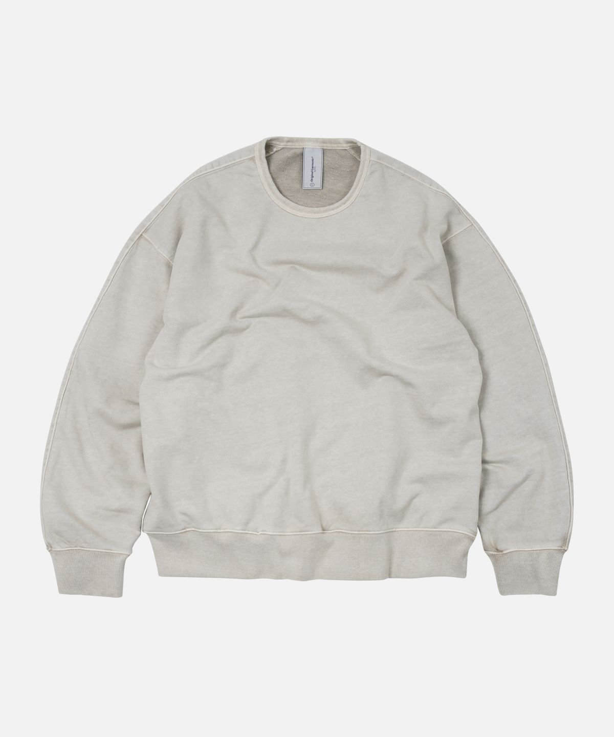 프리즘웍스(FRIZMWORKS) OG PIGMENT DYEING SWEATSHIRT 003 _ BEIGE