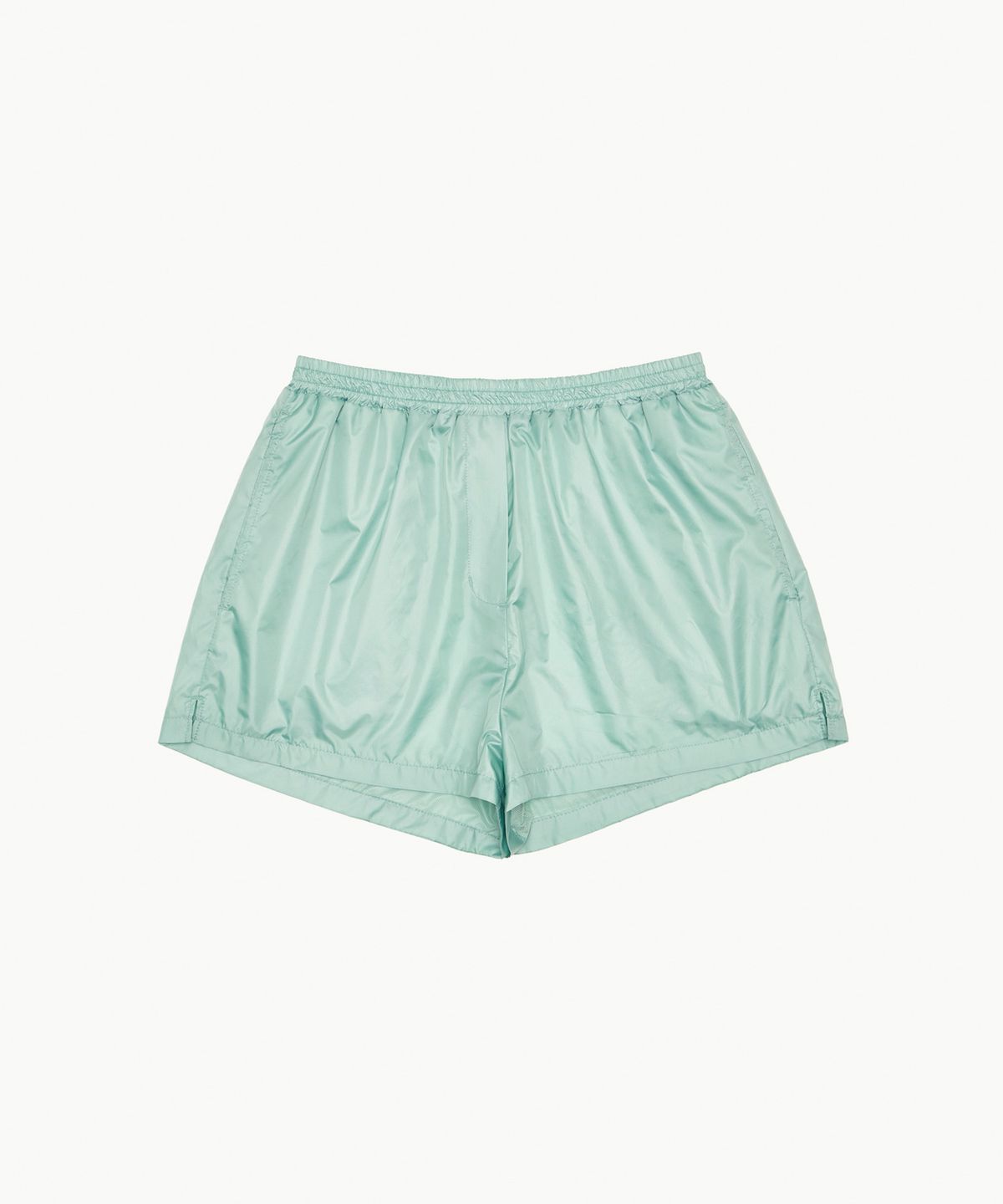 아모멘토(AMOMENTO) GLOSSY BANDING SHORTS_MINT
