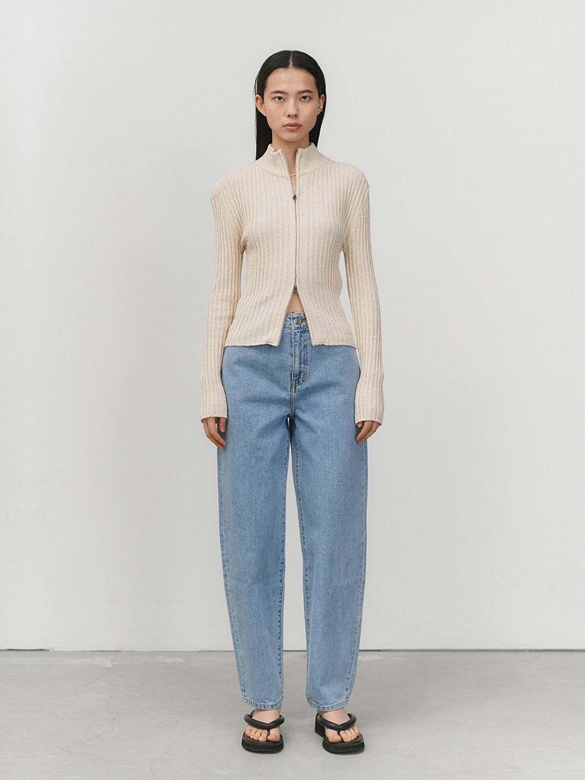 아모멘토(AMOMENTO) RECYCLED COTTON DENIM_LIGHT BLUE