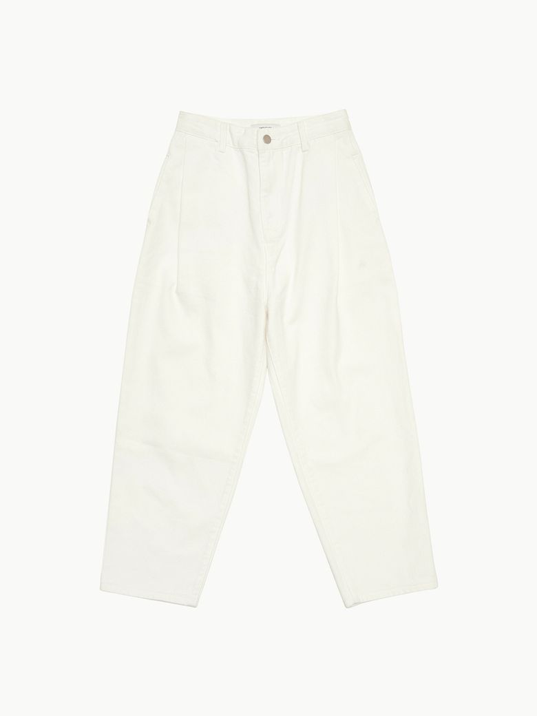 GARCONNE DENIM PANTS_WHITE
