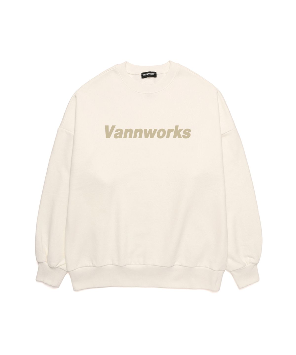 밴웍스(VANNWORKS) 베이직 로고 스웨트셔츠 (VS0014) 화이트
