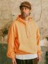 컬러 스트링 오버핏 후드 오렌지