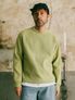 워셔블 소프트 하찌 라운드 니트 올리브