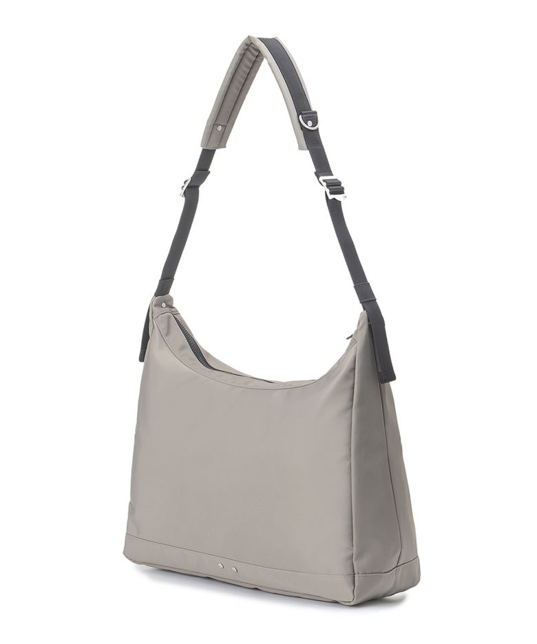 NYLON BIG MESSENGER BAG (B004_BEIGE)