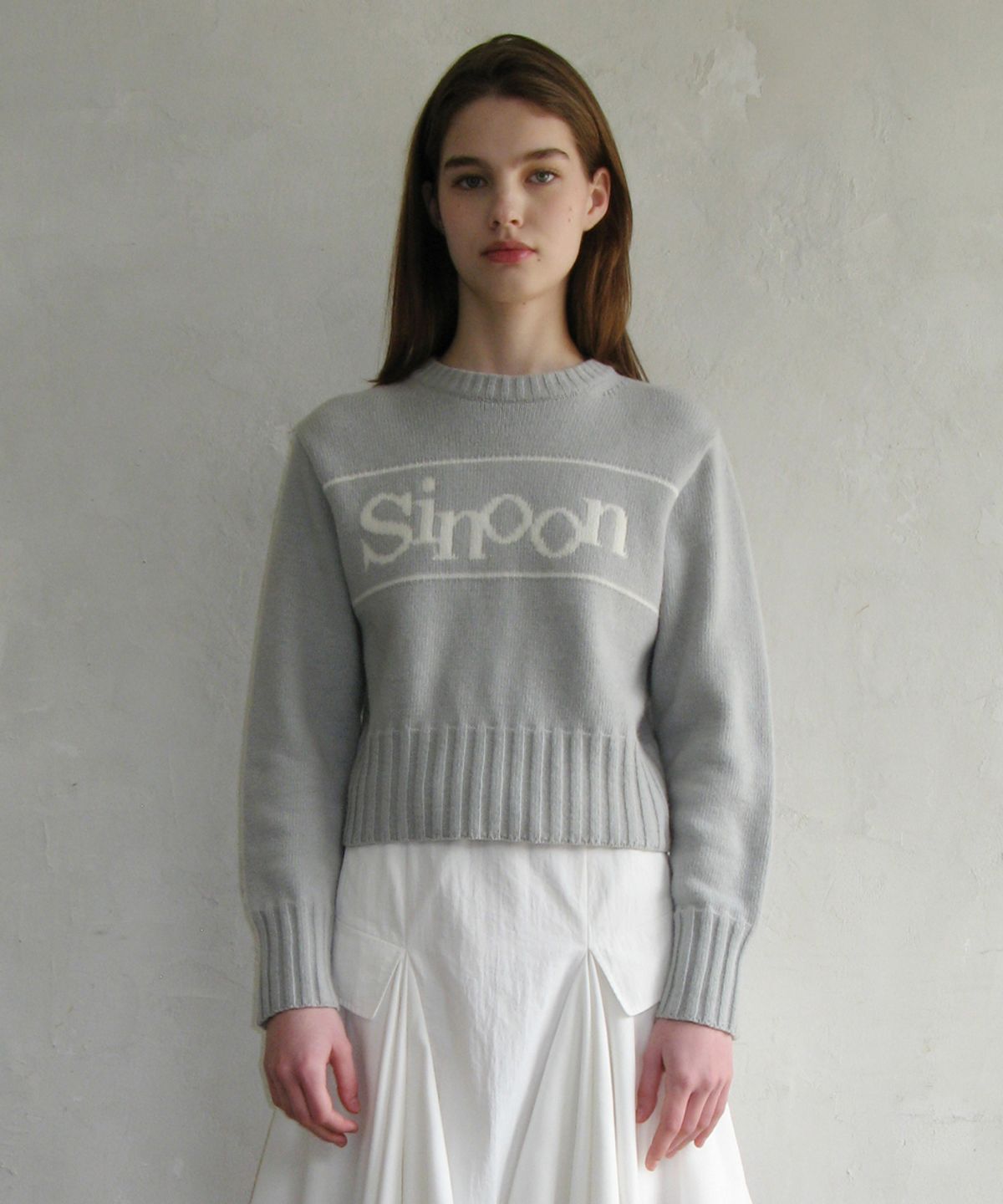 시눈(SINOON) SINOON PULLOVER KNIT (LIGHT BLUE)