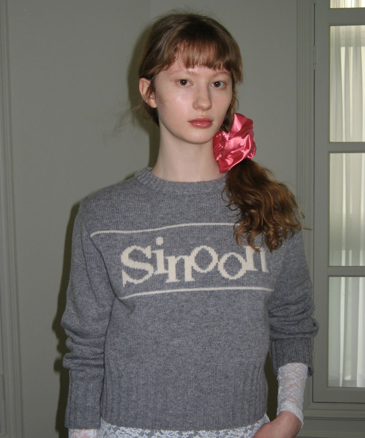 시눈(SINOON) SINOON PULLOVER KNIT (GREY)