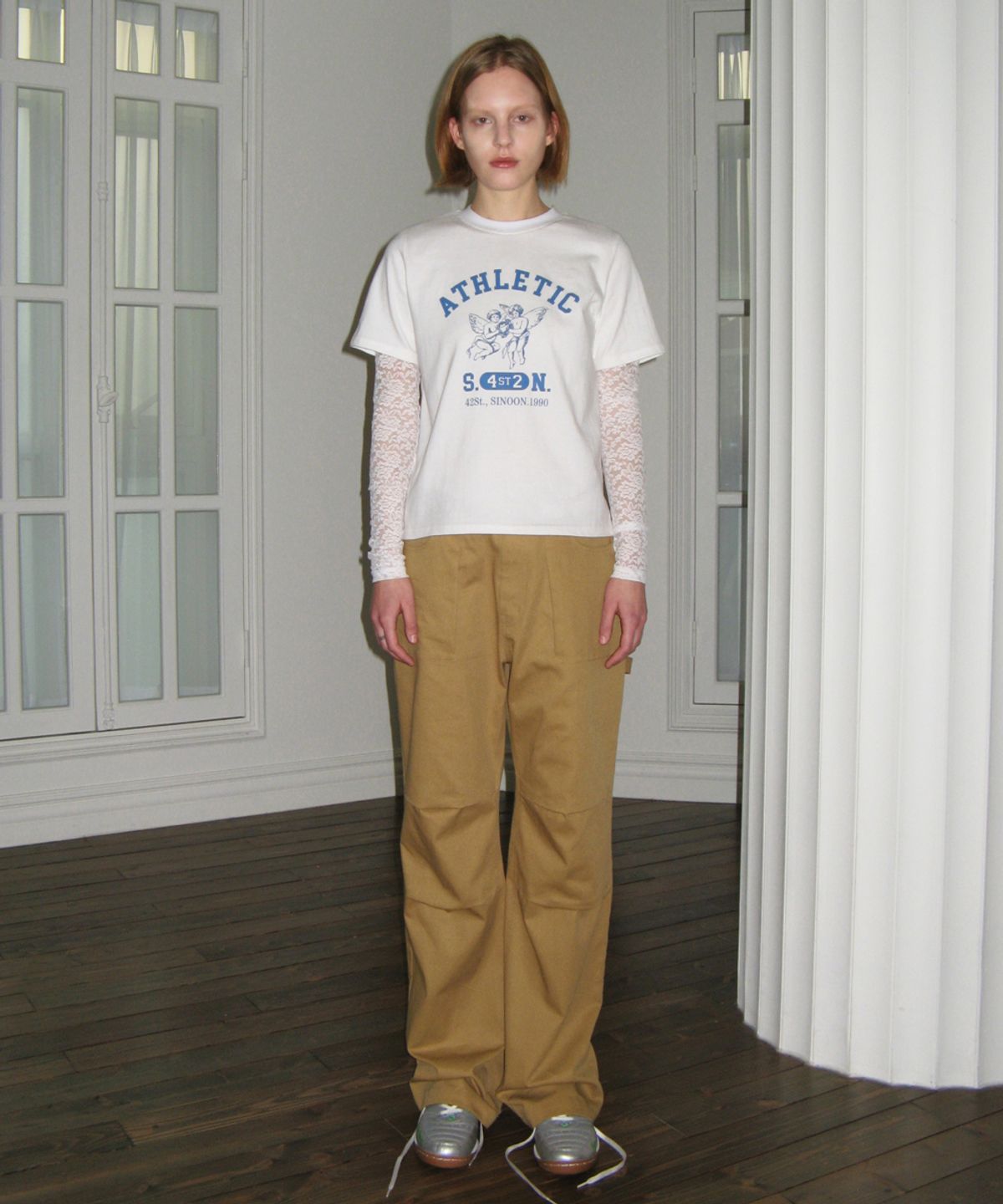 시눈(SINOON) OUT-POCKET CARPENTER PANTS (OLIVE BEIGE)