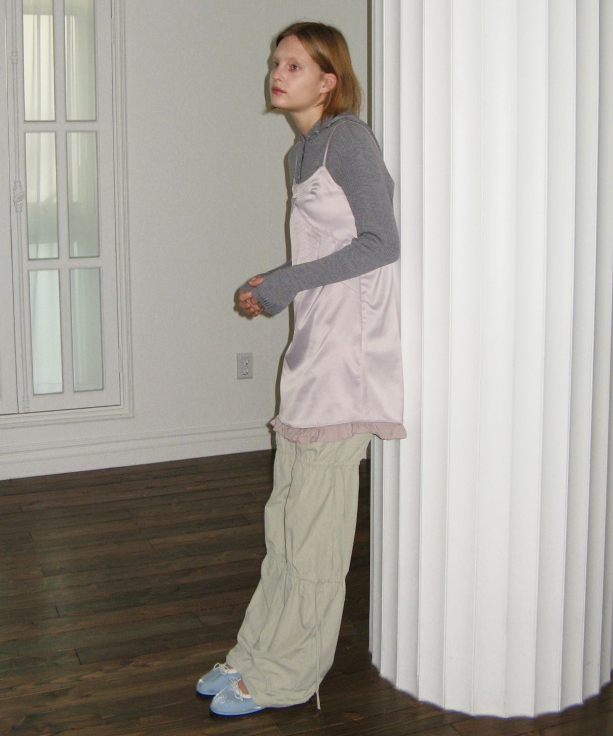 시눈(SINOON) WORK WEAR STRING PANTS (LIGHT KHAKI)