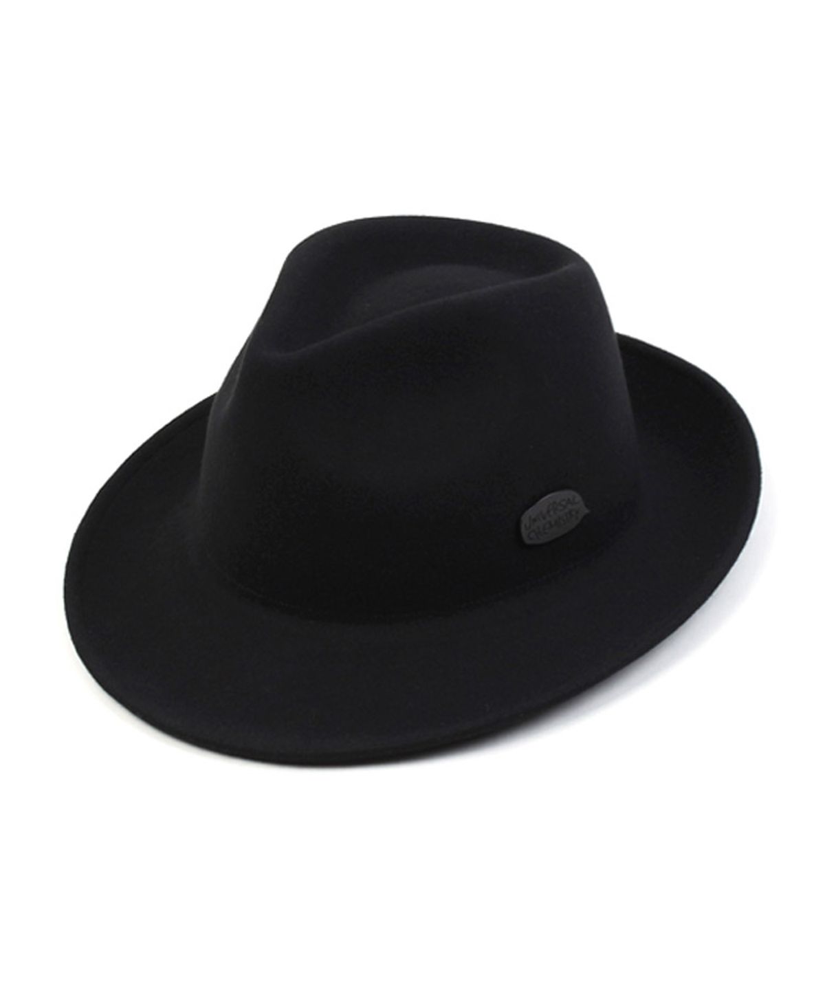 유니버셜 케미스트리(UNIVERSAL CHEMISTRY) BU Black Wool Fedora Big Size 빅사이즈페도라