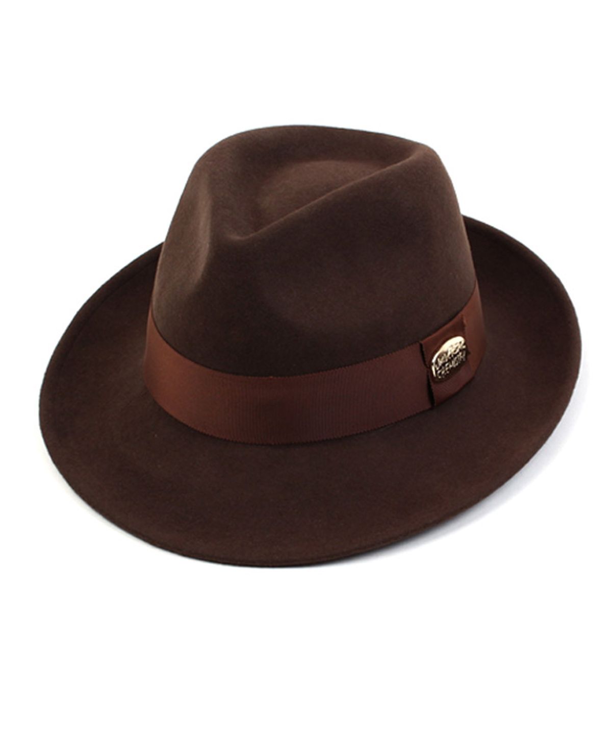 유니버셜 케미스트리(UNIVERSAL CHEMISTRY) BU Brown Wool Fedora Big Size 빅사이즈페도라
