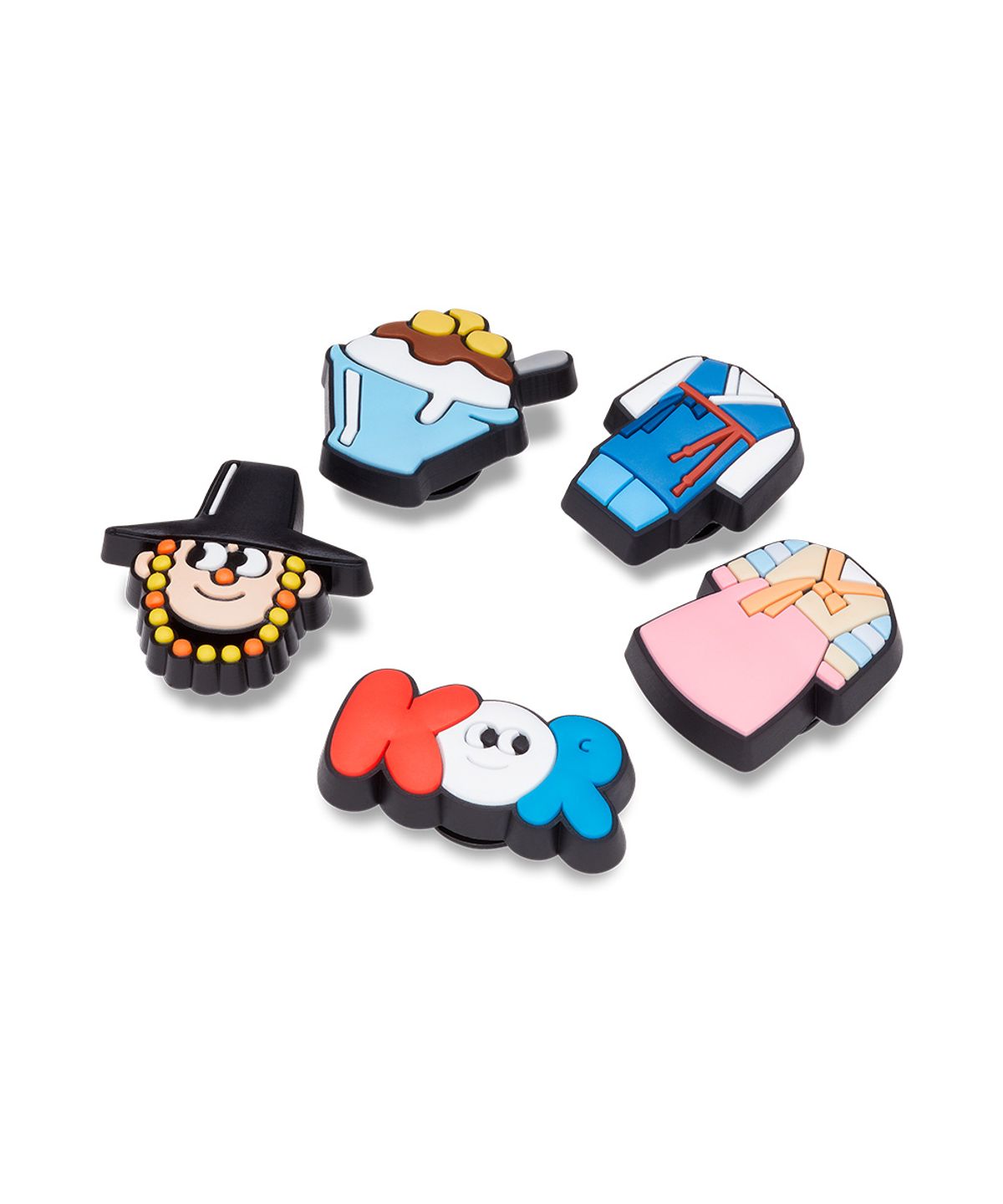 크록스키즈(CROCS KIDS) 지비츠 한국 전통 5 SET