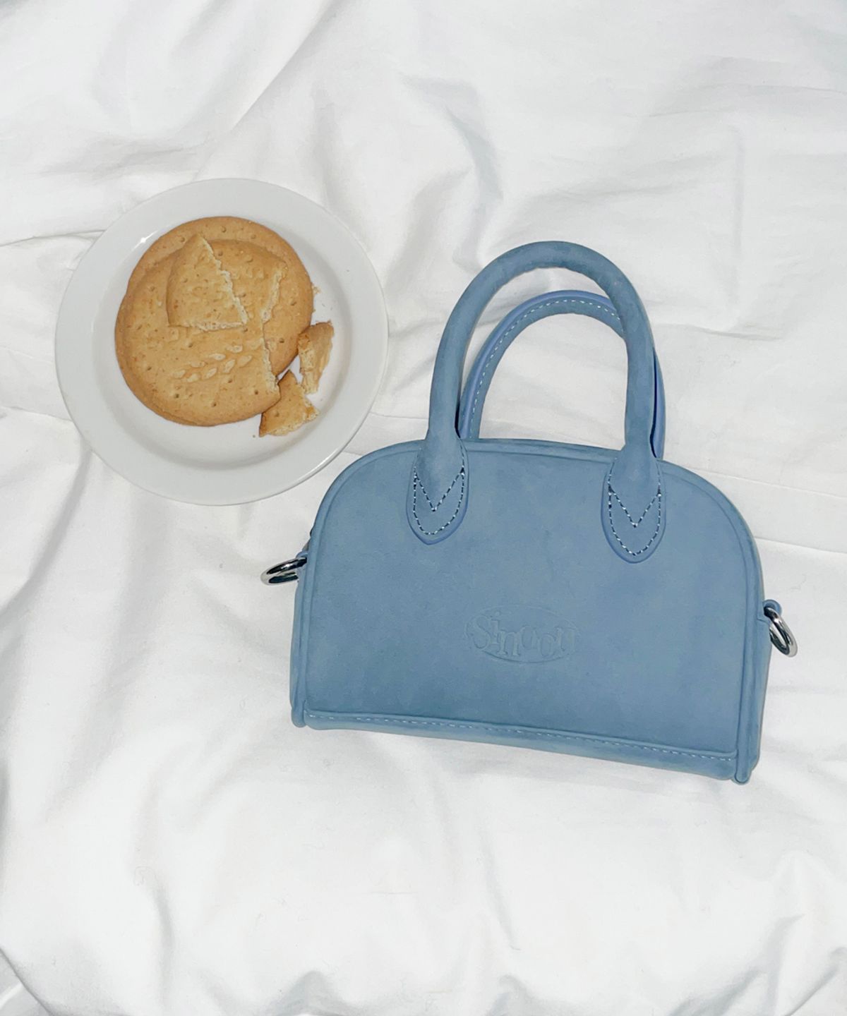 시눈(SINOON) SMOOTH MICRO BAG (LIGHT BLUE)