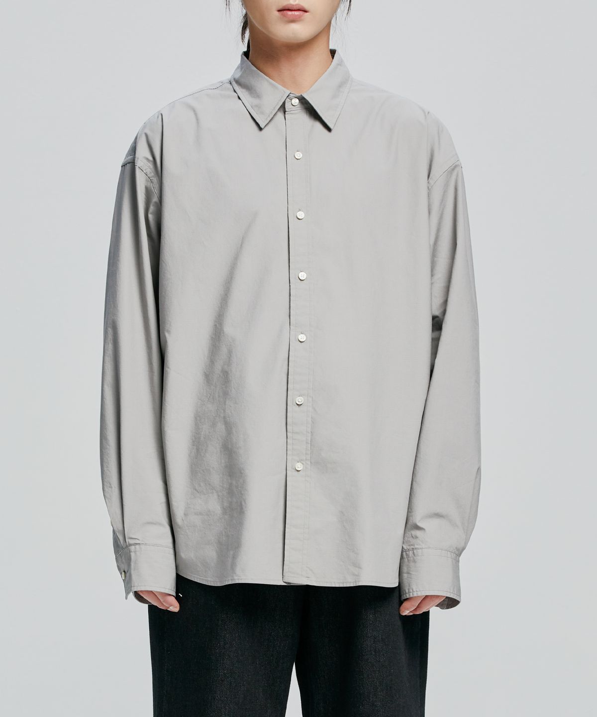 유니온블루(UNION BLUE) LAUNDRY SHIRT (GRAY)